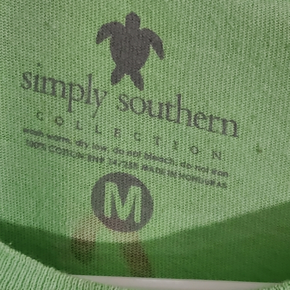 Women’s pink simply southern Happy Camper T-shirt short sleeve medium Med M - Picture 4 of 5